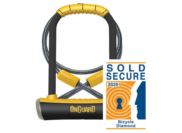 ONGUARD Pitbull U-lock 115×230×14 mm + cable 1200×10 mm
