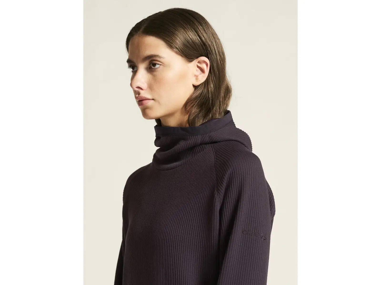 Craft Grid Hood women's hooded sweatshirt purple