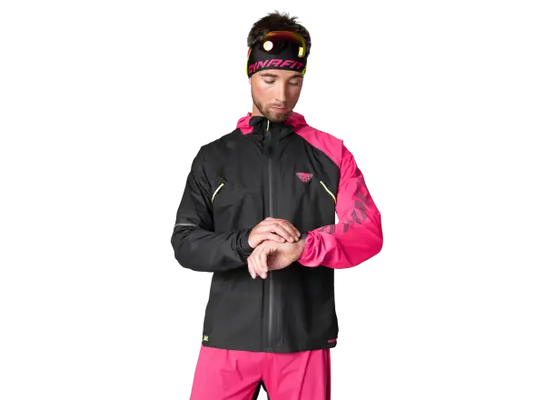 Dynafit DNA 3L men's jacket Pink Glo/Black Out