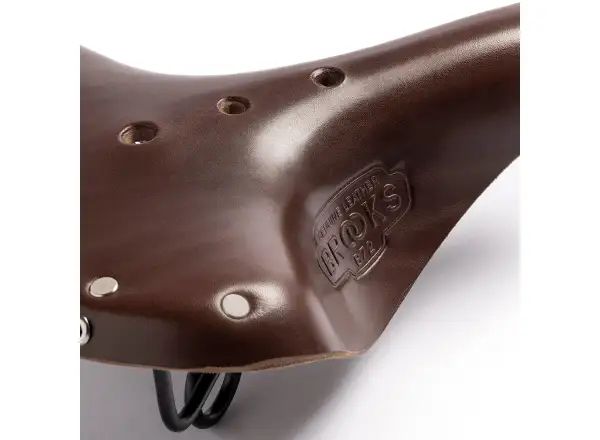Brooks B72 leather saddle brown - Unpacked