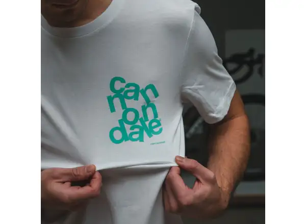 Cannondale Lifestyle t-shirt short sleeve White/Turquosie