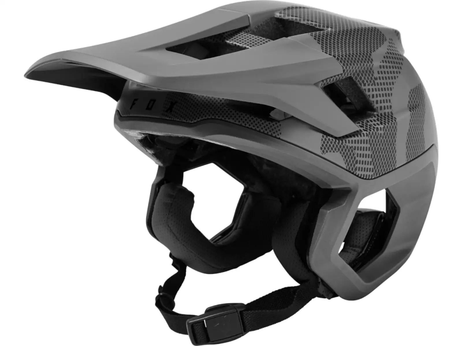 Fox Dropframe Pro Camo helmet Grey Camo