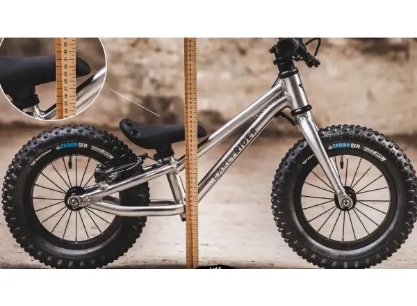 Early Rider Big Foot 12 children's balance bike Brushed Aluminium