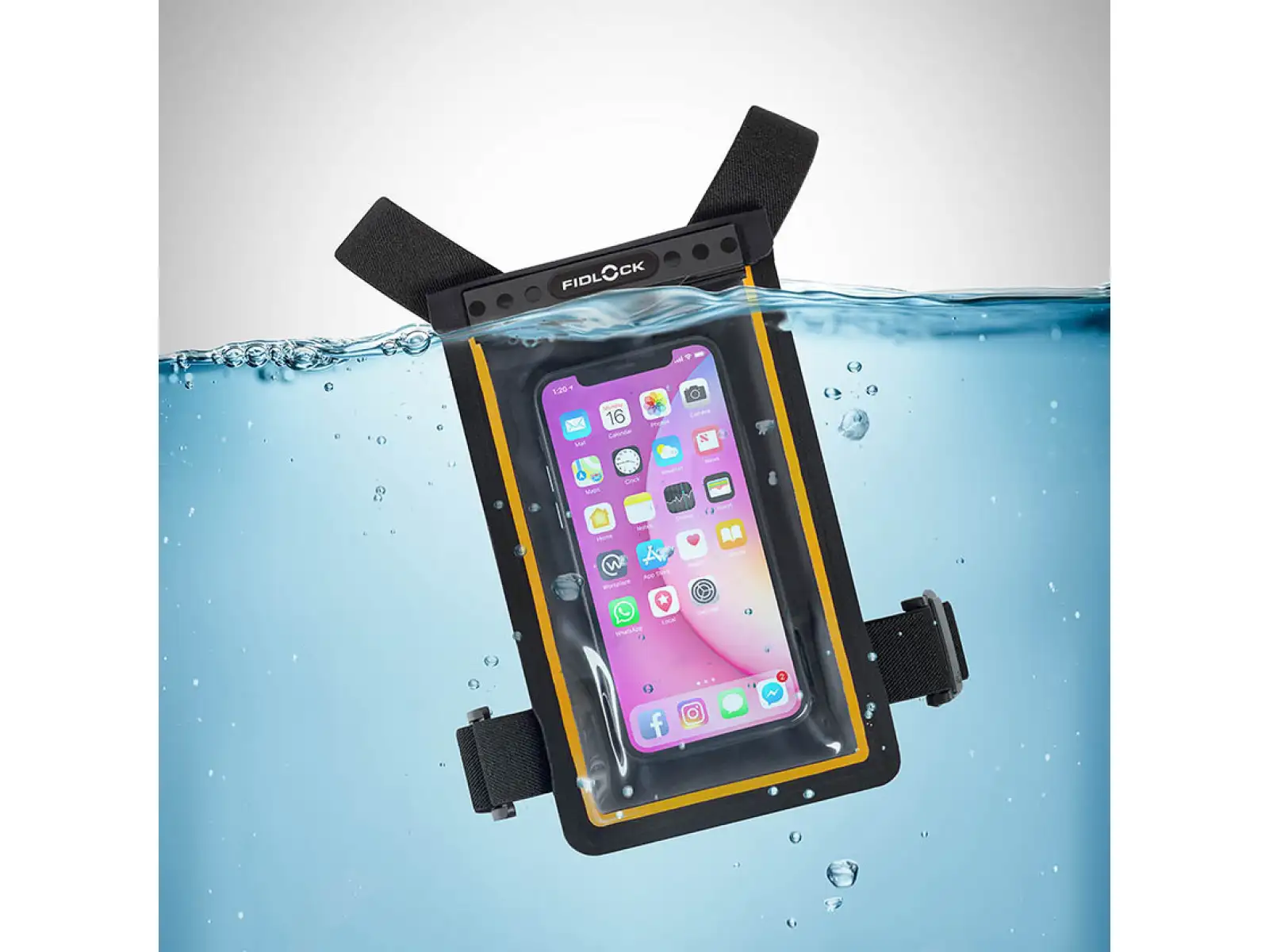 Fidlock Hermetic chest pouch for mobile phone