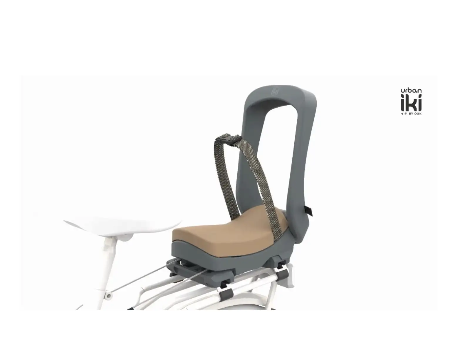 Urban Iki Junior rear seat with carrier adapter Bincho Black