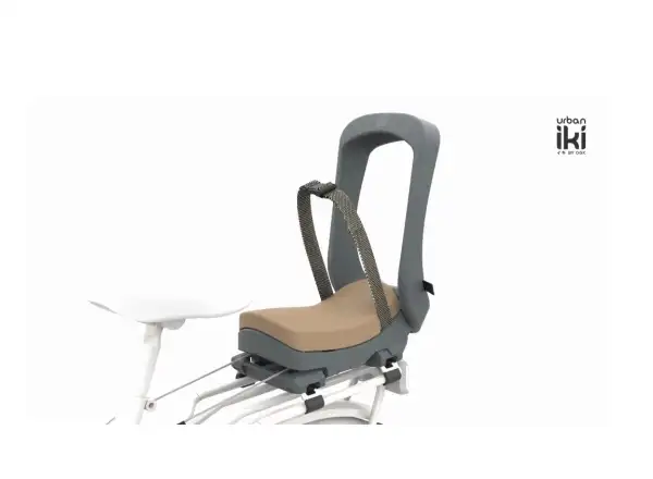 Urban Iki Junior rear seat with carrier adapter Bincho Black