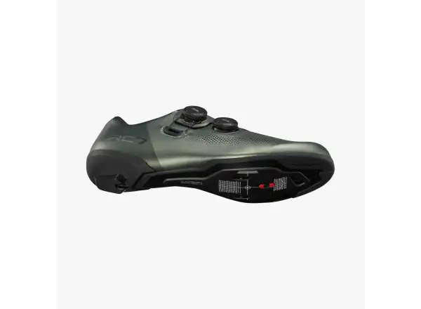 Shimano SH-RC703 men's road cycling shoes green