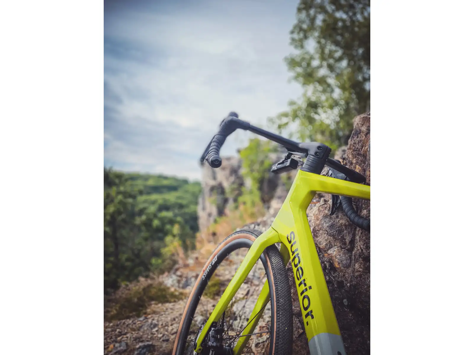 Superior XR 9.7 GR Gloss gravel bike Grey/Racing Yellow