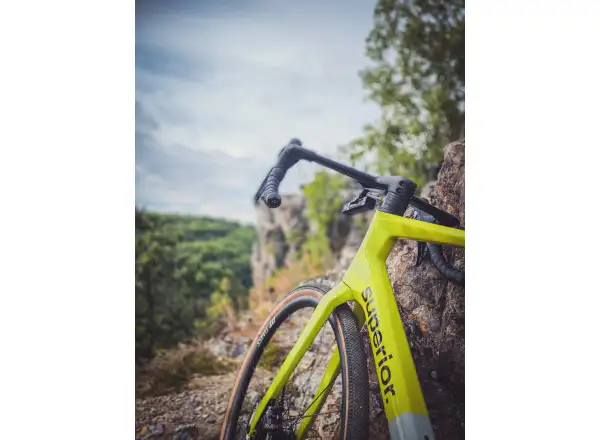 Superior XR 9.7 GR Gloss gravel bike Grey/Racing Yellow