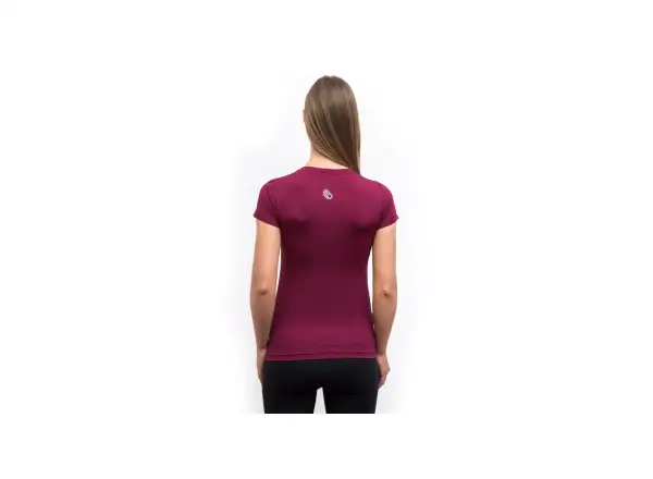 Sensor Coolmax Geo Mountains women's T-shirt short sleeve Lilla