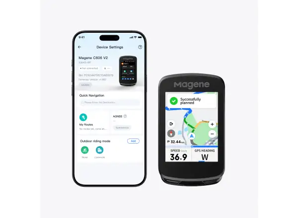 Magene C606 V2 GPS bike computer