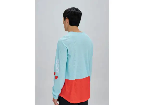 POC Motion Air men's long sleeve jersey Lazurite Blue/Carnelian Orange