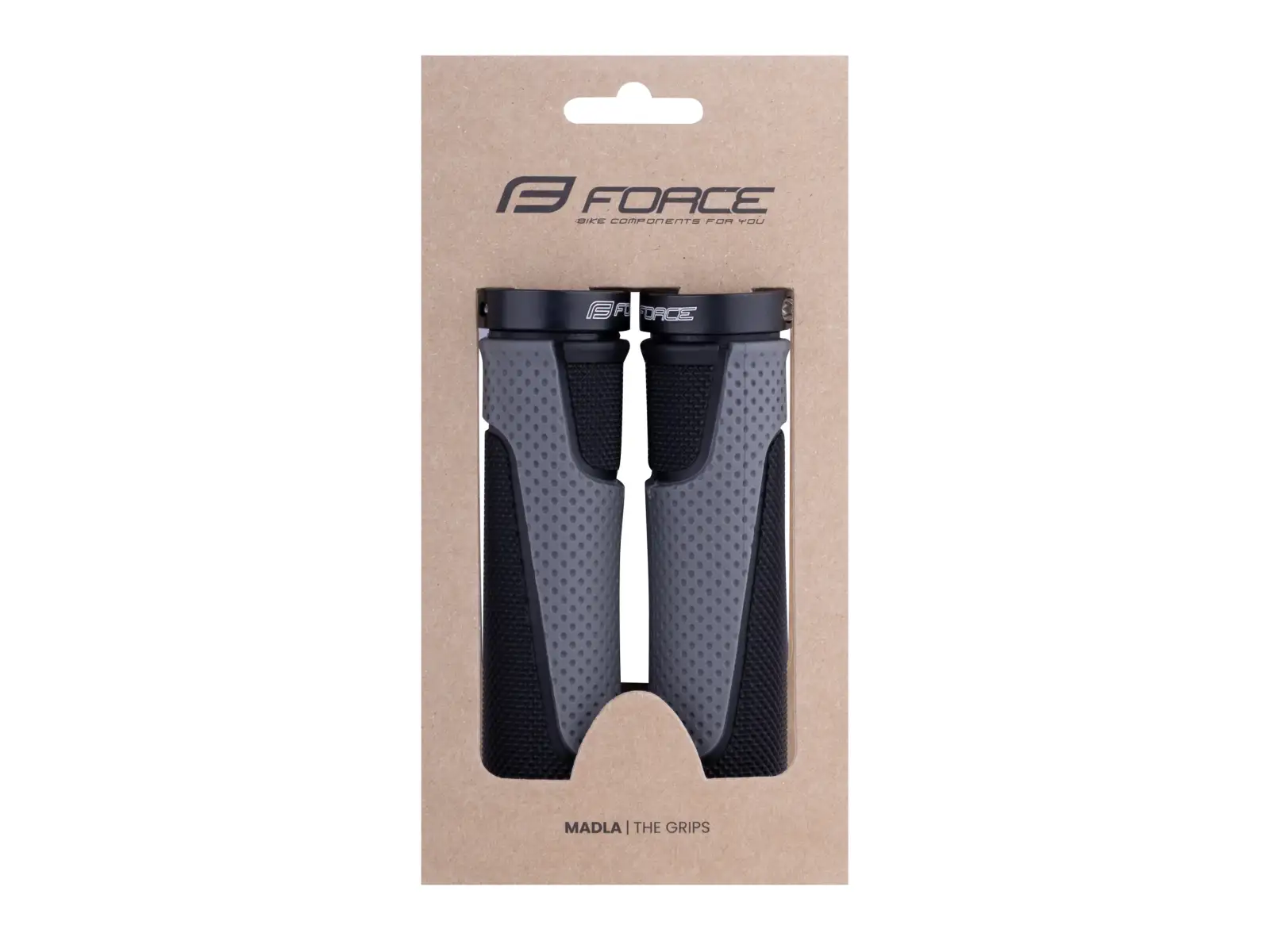 Force Ross grips with clamps black/grey