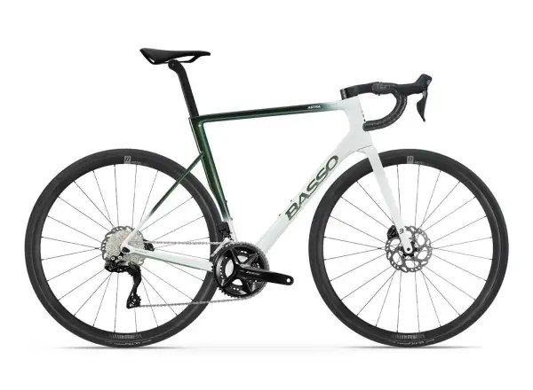 BASSO Astra Disc 105 Di2 + Microtech MrLite road bike Pop green