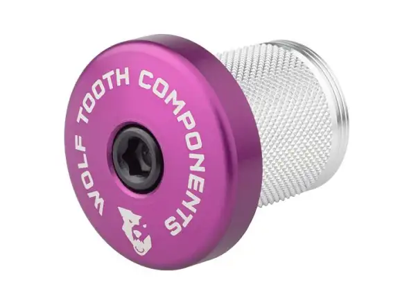 Wolf Tooth COMPRESSION PLUG for carbon steerer 1 1/8" purple