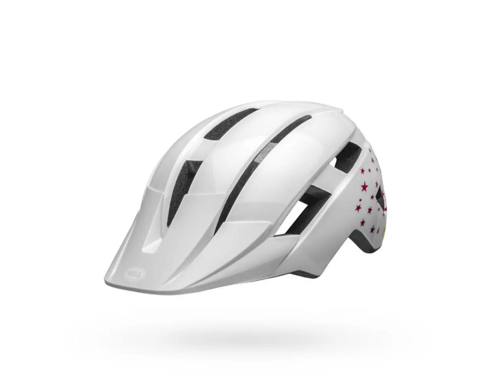 Bell Sidetrack II Youth kids helmet White Stars