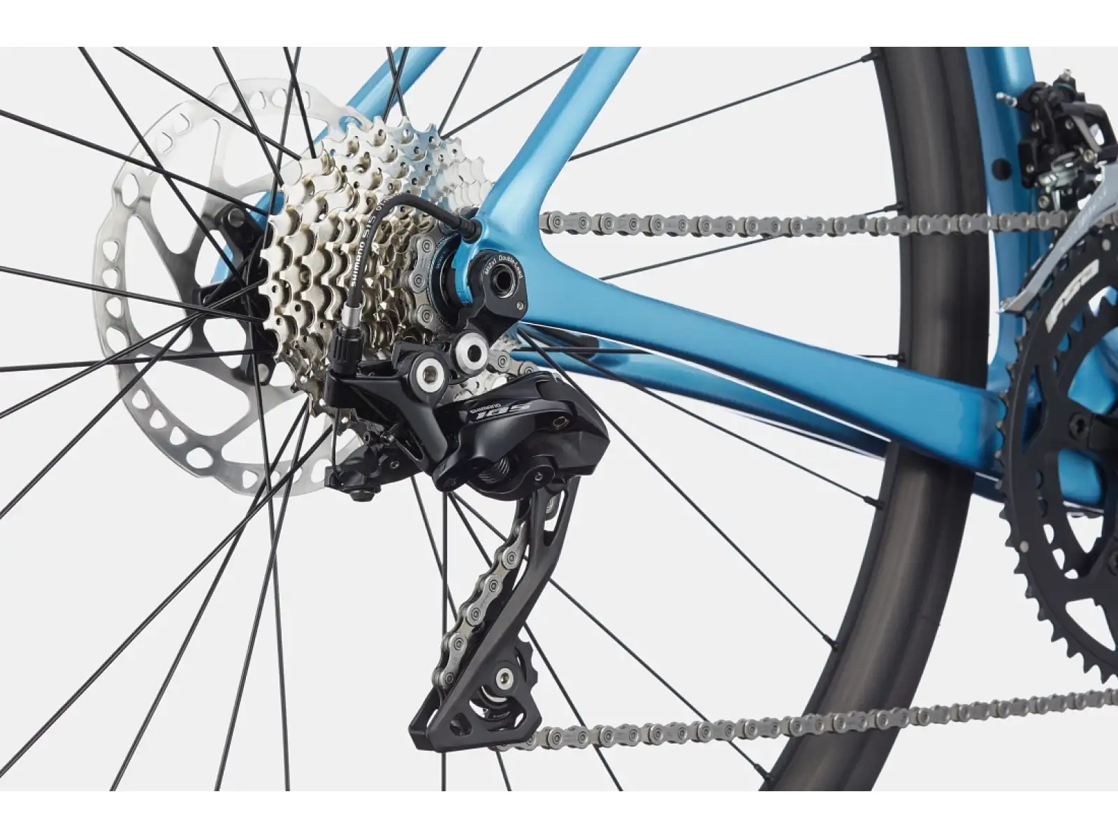 Cannondale SuperSix Evo Disc 105 road bike Alpine