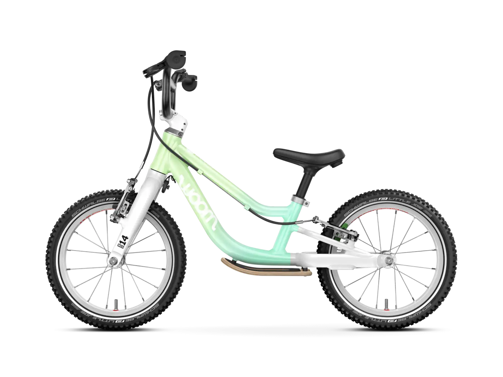 Woom GO 1 Plus children's balance bike 14 Spearmint Crush Limited