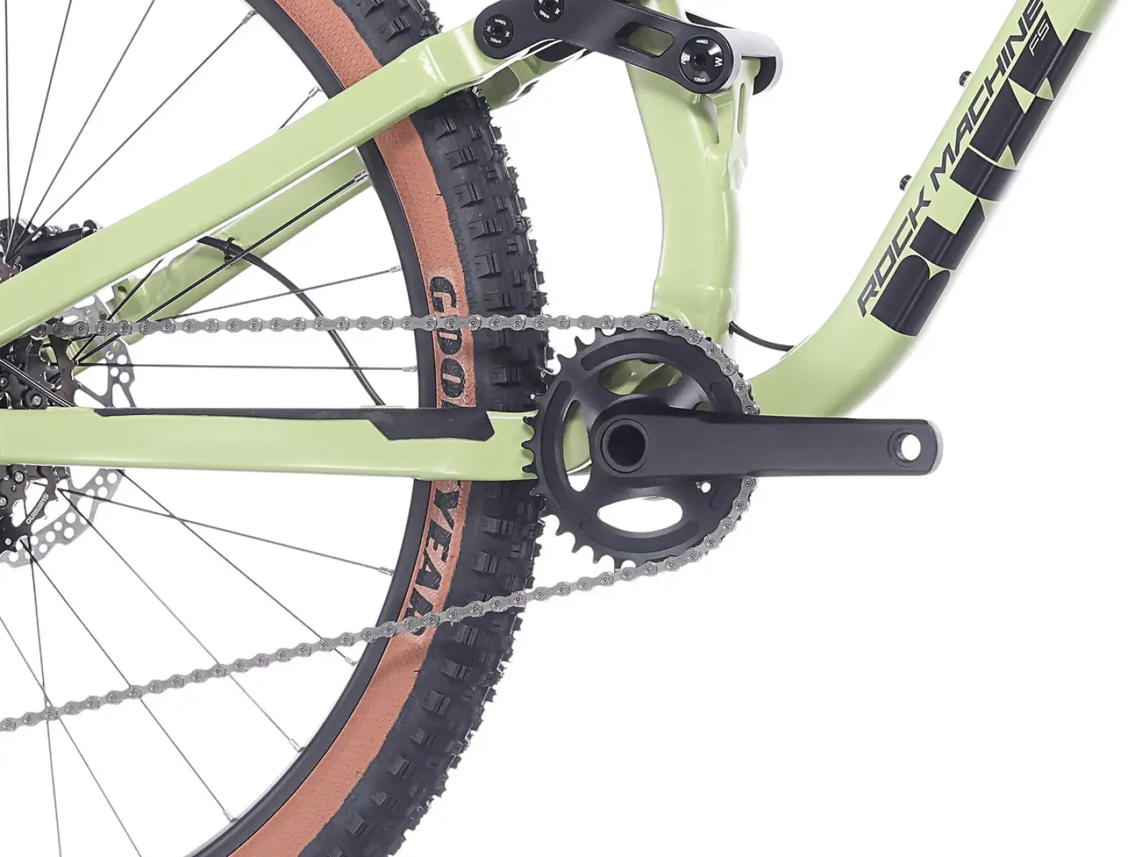 Rock Machine Blizz FS 50-27 mountain bike Matte Jade Green