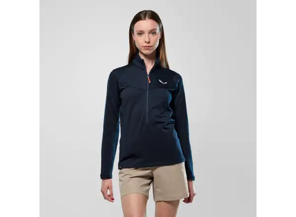 Salewa Puez Cammino Polarlite Half-Zip women's sweatshirt Navy Blazer