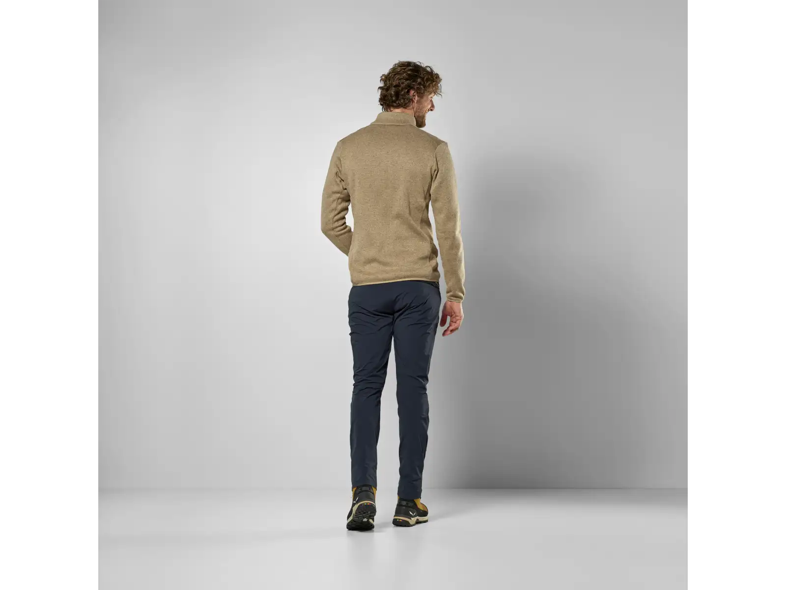 Salewa Puez Rocca Polarlite men's sweatshirt Quicksand