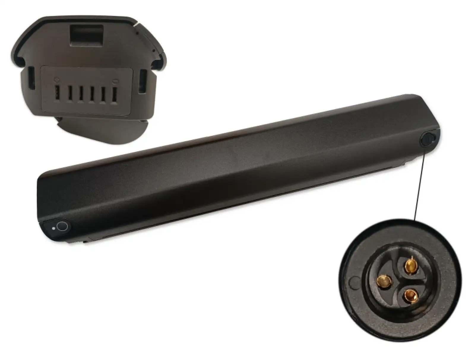 Crussis battery LG Li-ion 36V - 20 Ah / 720 Wh, fully integrated, Black, MY25 PP