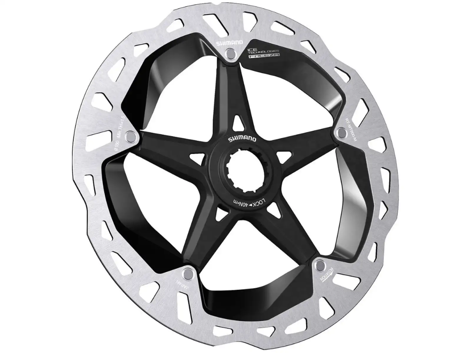Shimano RT-MT900 brake rotor 140 mm, center lock, Ice Tech, external lock ring