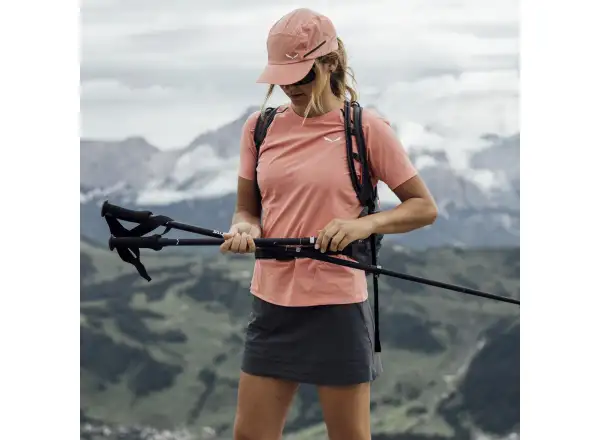 Salewa Puez Aluminum Pro trekking poles Hot Neon Orange