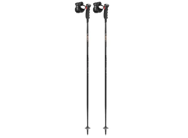 Leki Artena Airfoil 3D downhill poles Black/Dark Anthracite/Rosegold