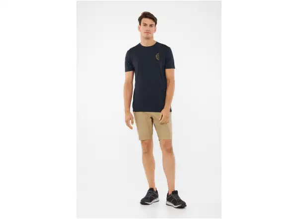 Viking Rune men's T-shirt short sleeve navy/light brown