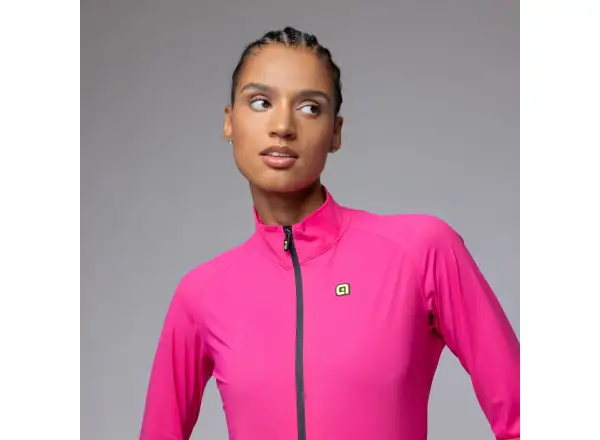 Alé Klimatik Guscio Racing 2.0 women's winter cycling jacket Fuchsia