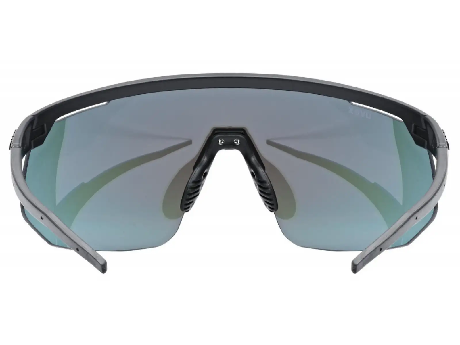 Uvex Pace One glasses Black Matt/Mirror Blue