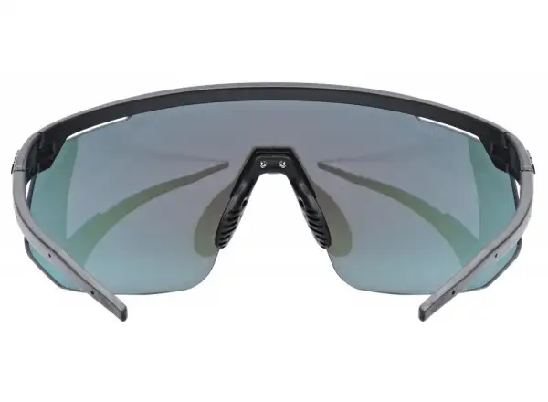 Uvex Pace One glasses Black Matt/Mirror Blue
