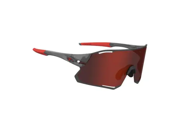 Tifosi Rail Race sport sunglasses Satin Vapor/Clarion Red/Clear