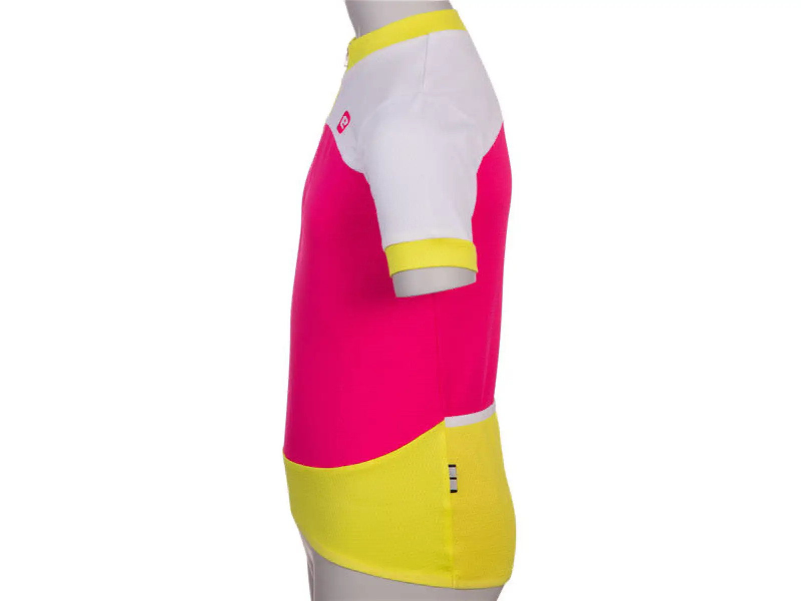 Etape Peddy kids jersey short sleeve pink/lime