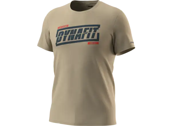 Dynafit Graphic Cotton men's T-shirt Rock Khaki/Tabloid