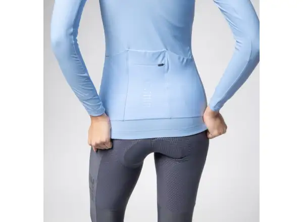 Alé R-EV1 Warm Race 2.0 women's insulated jersey long sleeve Sky Blue