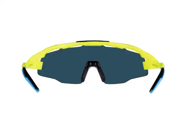 Force Everest cycling glasses fluo/blue mirror lenses
