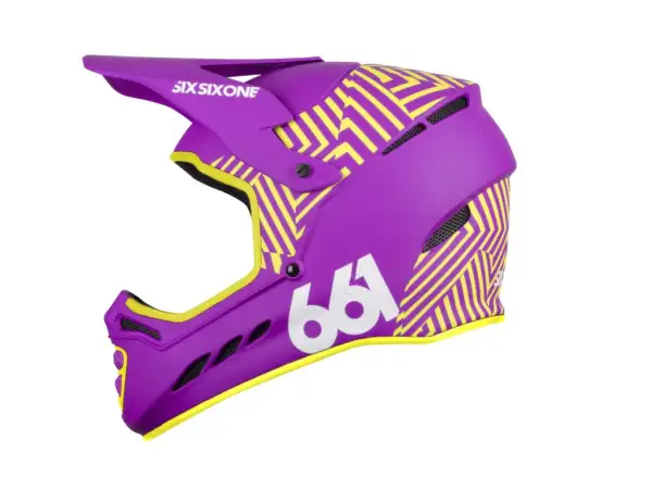 661 Reset downhill helmet Dazzle Purple