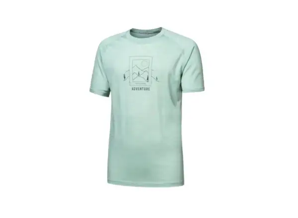 Sensor Merino Air Say Yes men's t-shirt short sleeve Basil Green