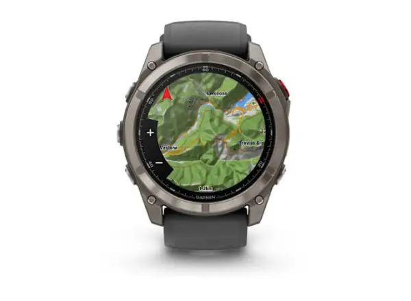 Garmin fenix 8 Pro 51 mm AMOLED Sapphire smart watch Titanium Graphite/Black