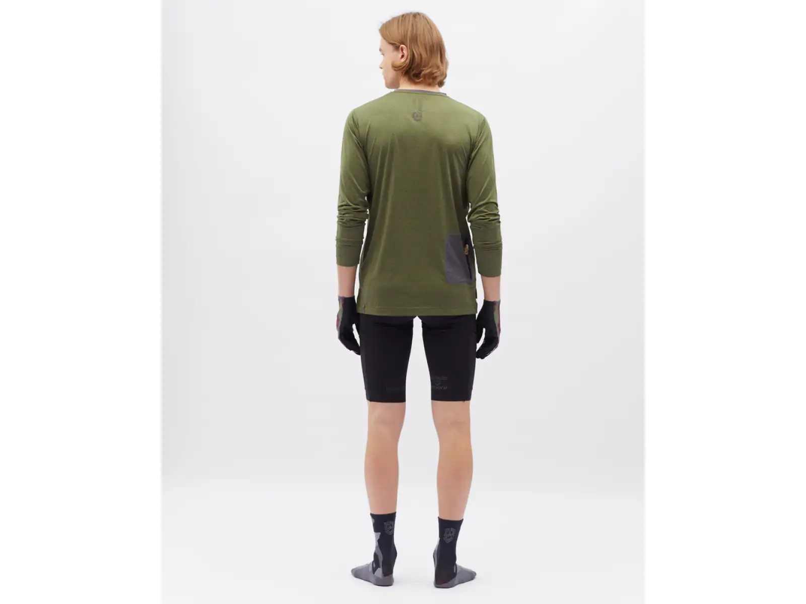 Silvini Casalo men's jersey long sleeve Olive/Charcoal