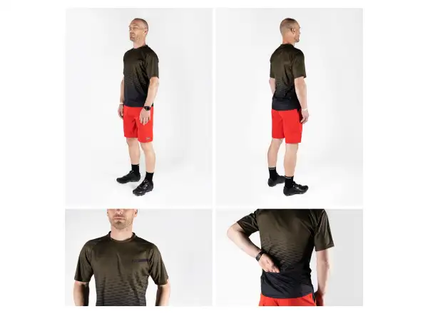 Force Angle MTB men's jersey short sleeve army