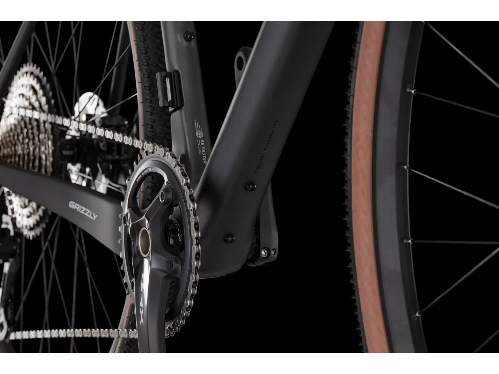 4Ever Grizzly Elite gravel bike Titan matt