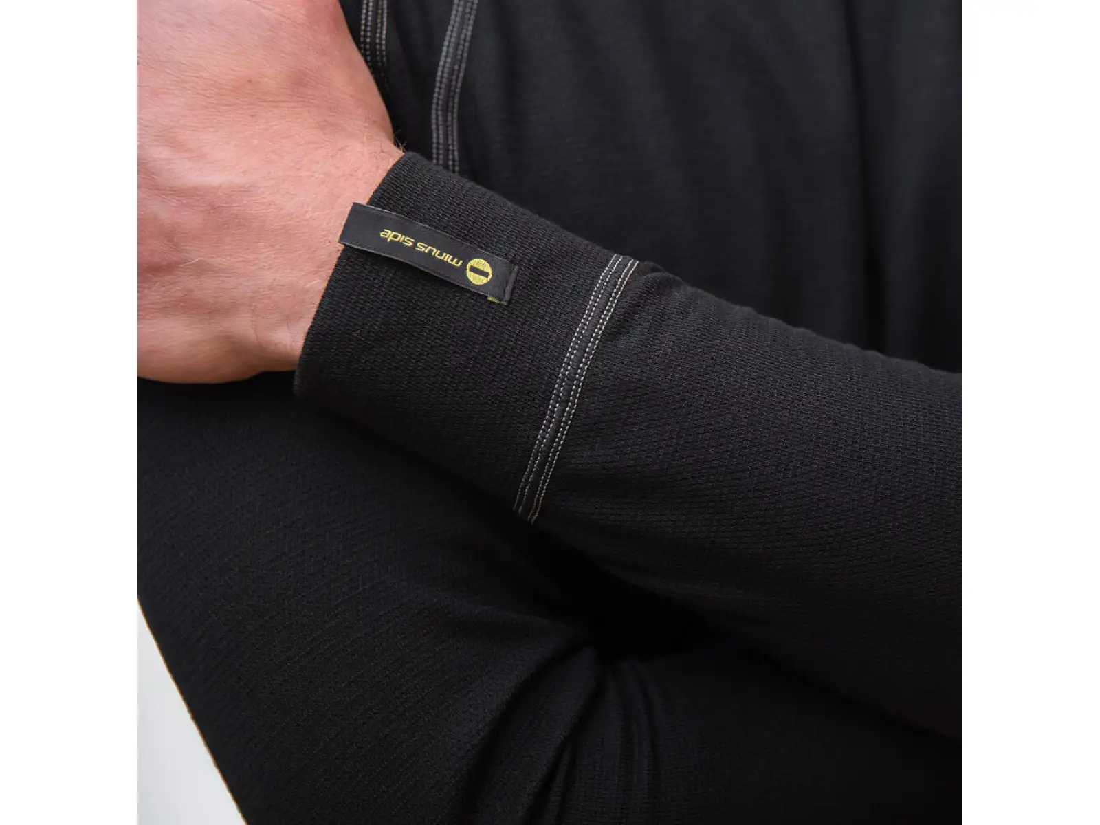 Sensor Double Face men's long sleeve shirt black