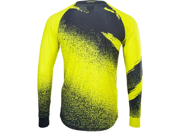 Silvini Cortino men's jersey long sleeve neon/black