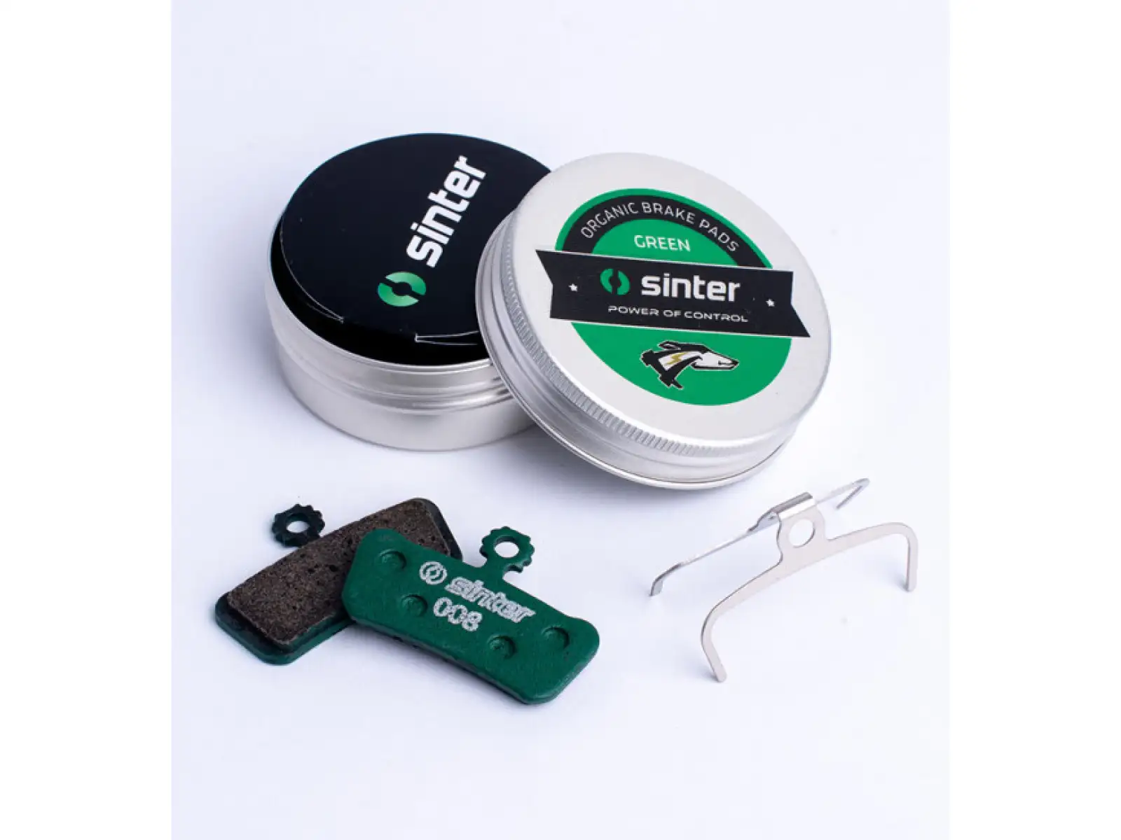 Sinter SRAM Elixir Trail, G2, Guide brake pads polymer green