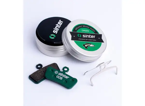 Sinter SRAM Elixir Trail, G2, Guide brake pads polymer green