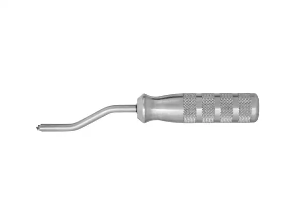 Unior bent screwdriver for nipples