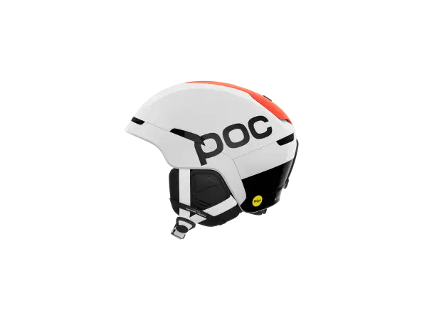 POC Obex Connect ski helmet Hydrogen White/Fluorescent Orange AVIP